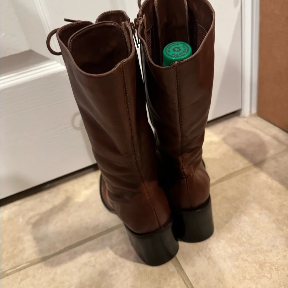 PAZZO Chestnut Lace-Up Women's Boots - Picture 4 of 7